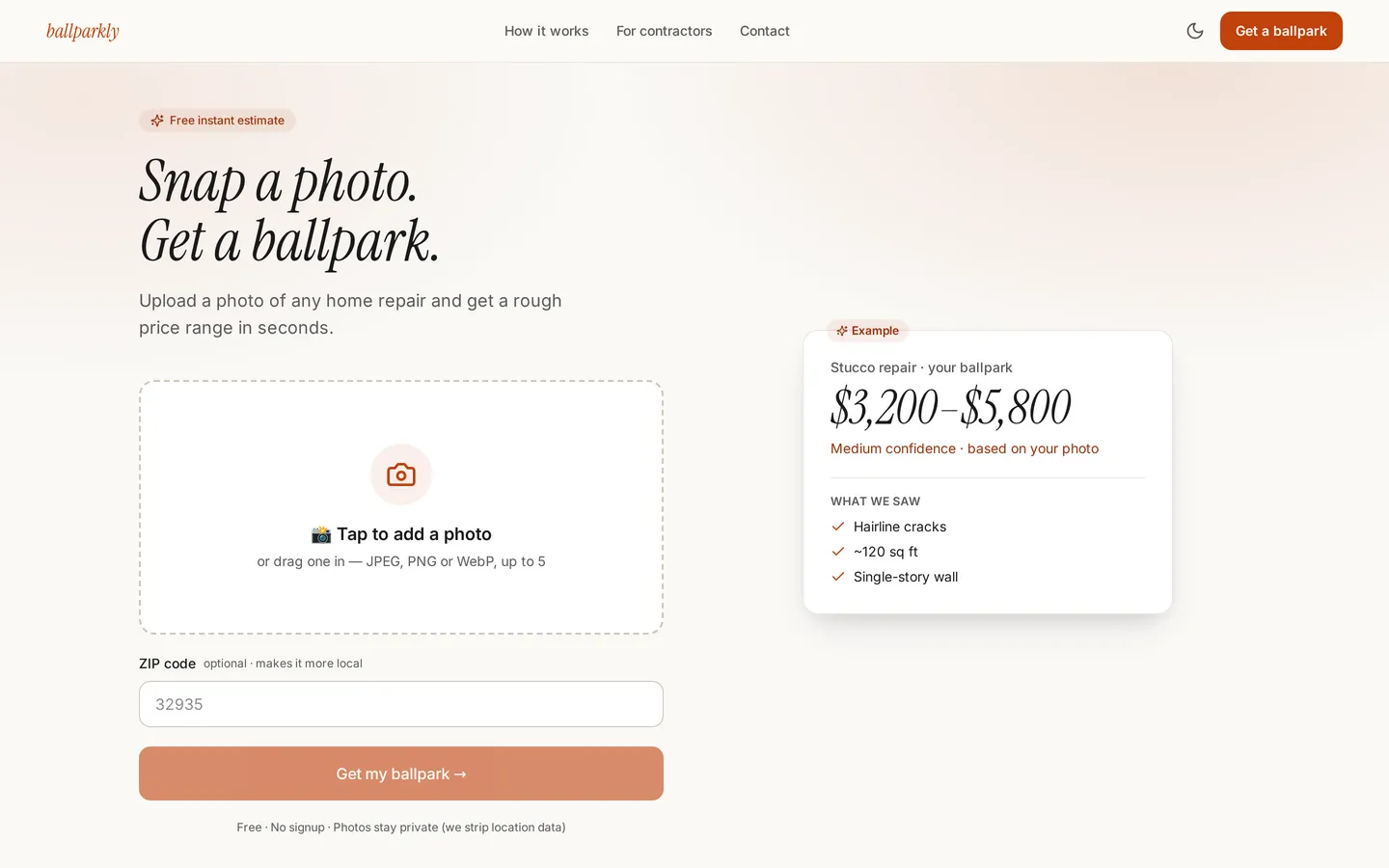Ballparkly — hero screenshot